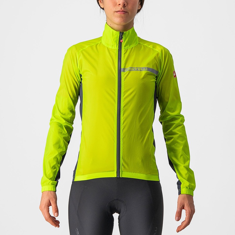 Castelli Squadra Stretch Woman jacket - Green