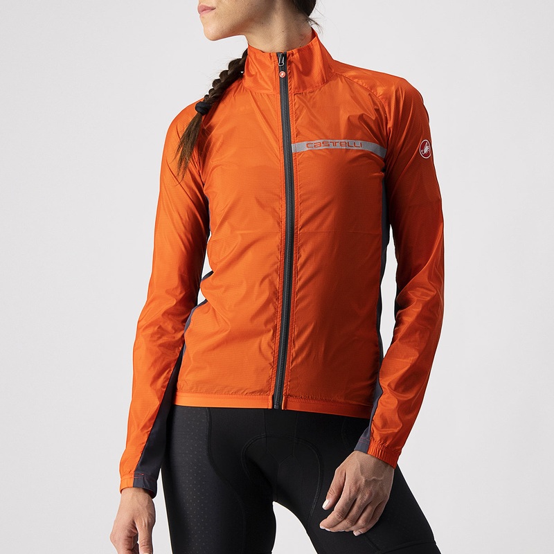 Castelli Squadra Stretch Woman jacket - Red