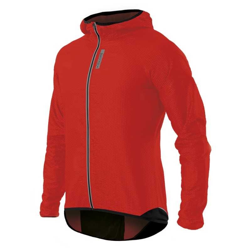 Biotex 3D Wind Hood jacket - Red