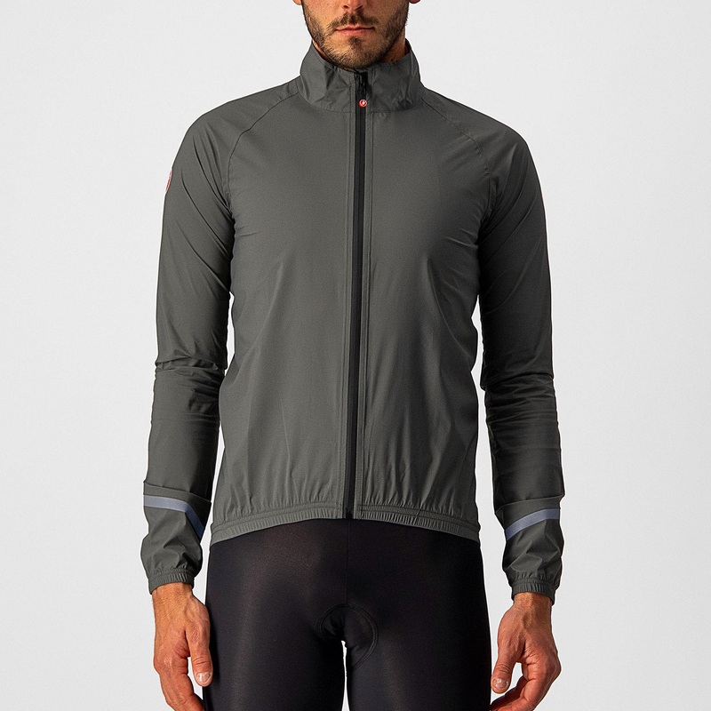 Castelli Emergency 2 Rain jacket - Dark green