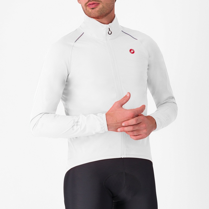 Castelli Emergency 3 Rain jacket - White