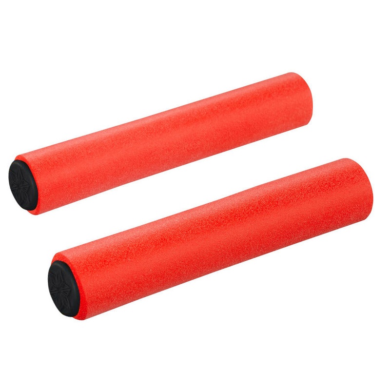 Supacaz Siliconez Grips - Neon Red