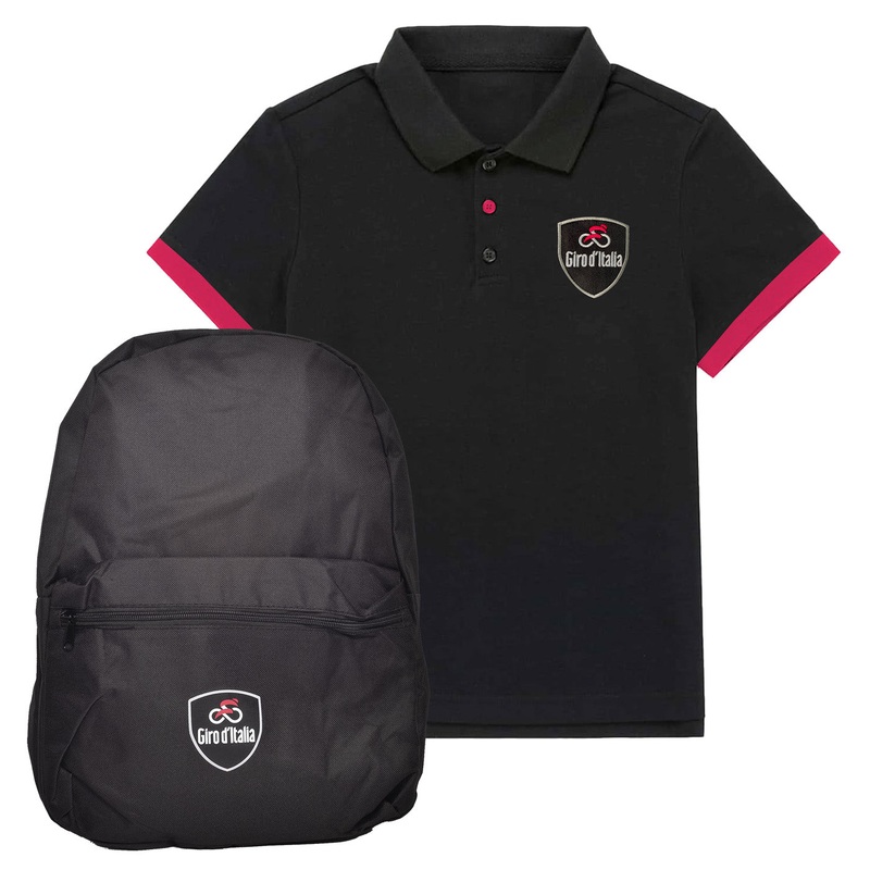 Giro d'Italia backpack and polo kit