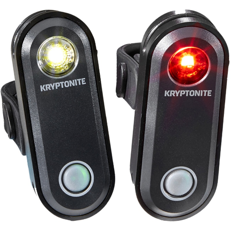 Kryptonite Avenue Front and Rear Light Kit - Black