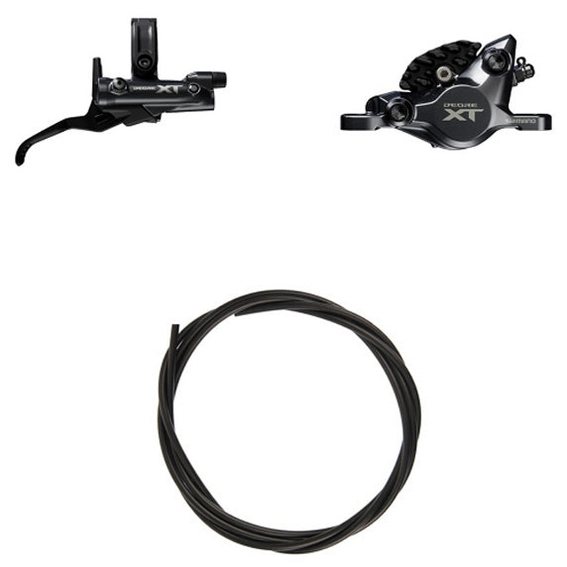 Shimano Deore XT BRM8200JTBLM8200 Hydraulic Disc Brake Kit - Rear