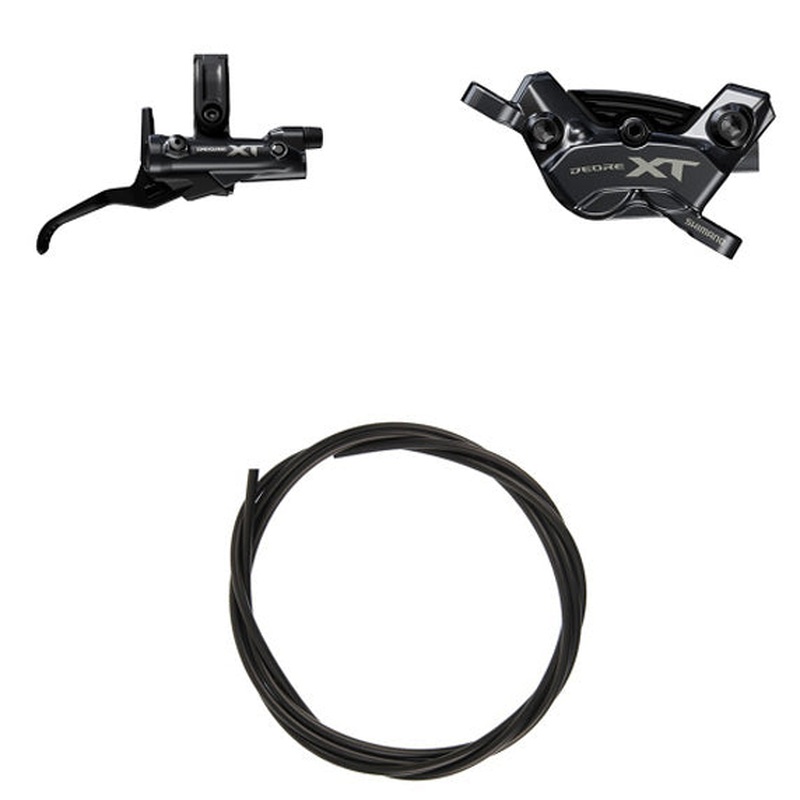 Shimano Deore XT BRM8220JTBLM8200 Hydraulic Disc Brake Kit - Rear