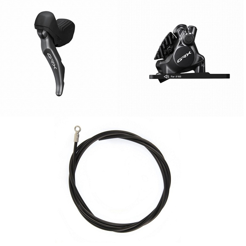 SHIMANO GRX BRRX820KTSTRX820ST Hydraulic Disc Brake Kit - Front