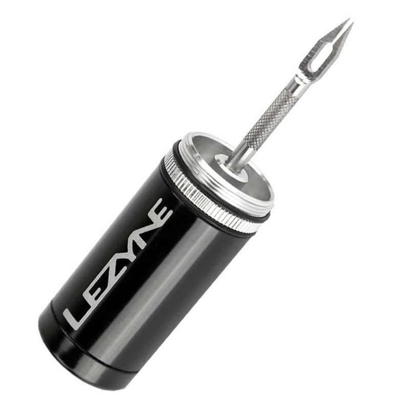 Tubeless repair kit in Lezyne aluminum