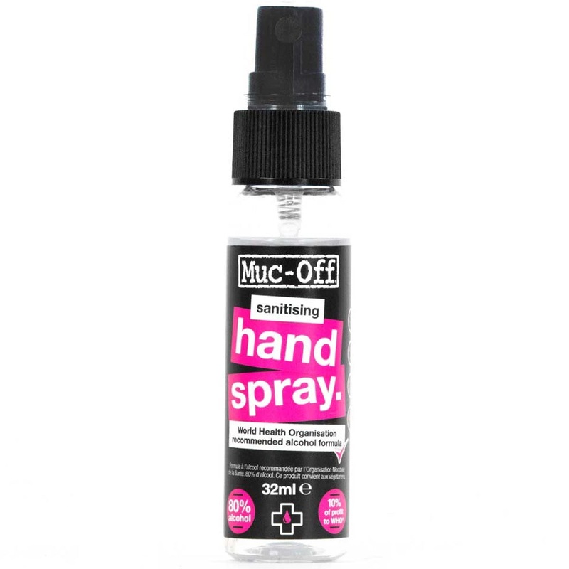 Muc-off antibacterial sanitising hand spray - 32 ml