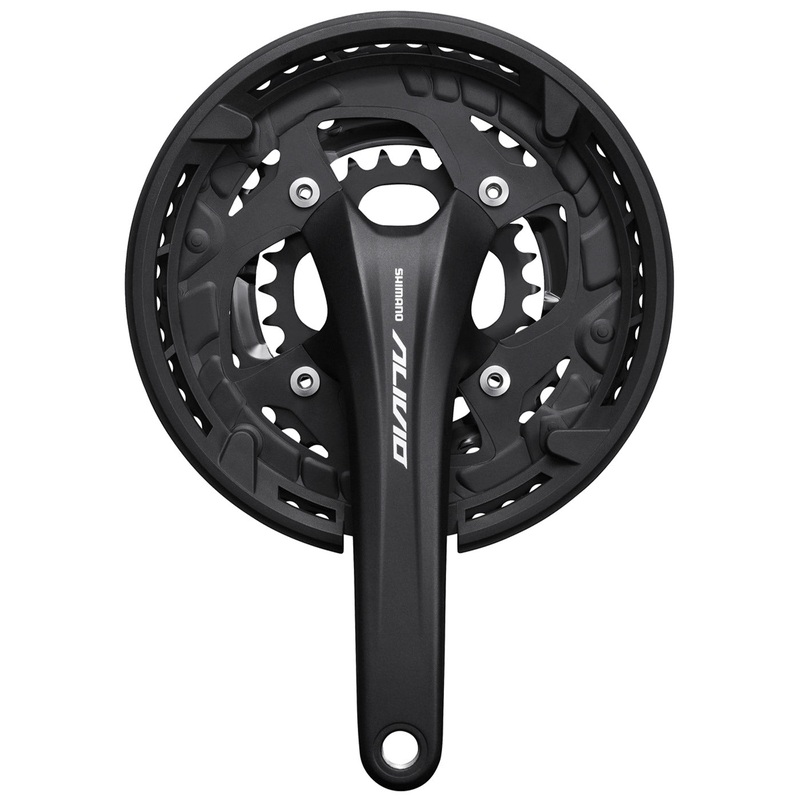 Shimano Alivio 9V FC-T4060 175mm 44/32/22 Crankset - Black