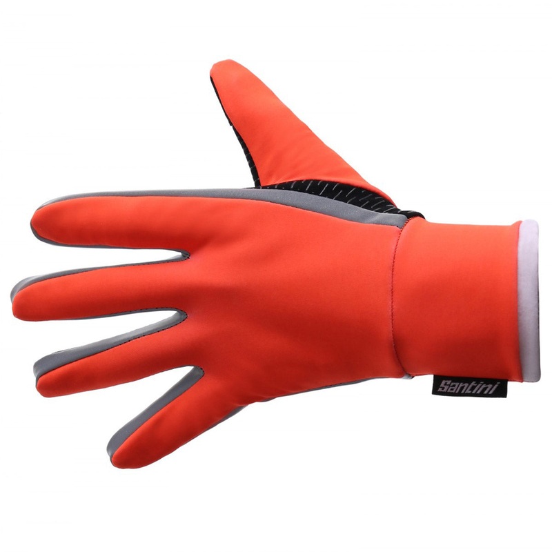 Santini Acquazero Vega gloves - Orange