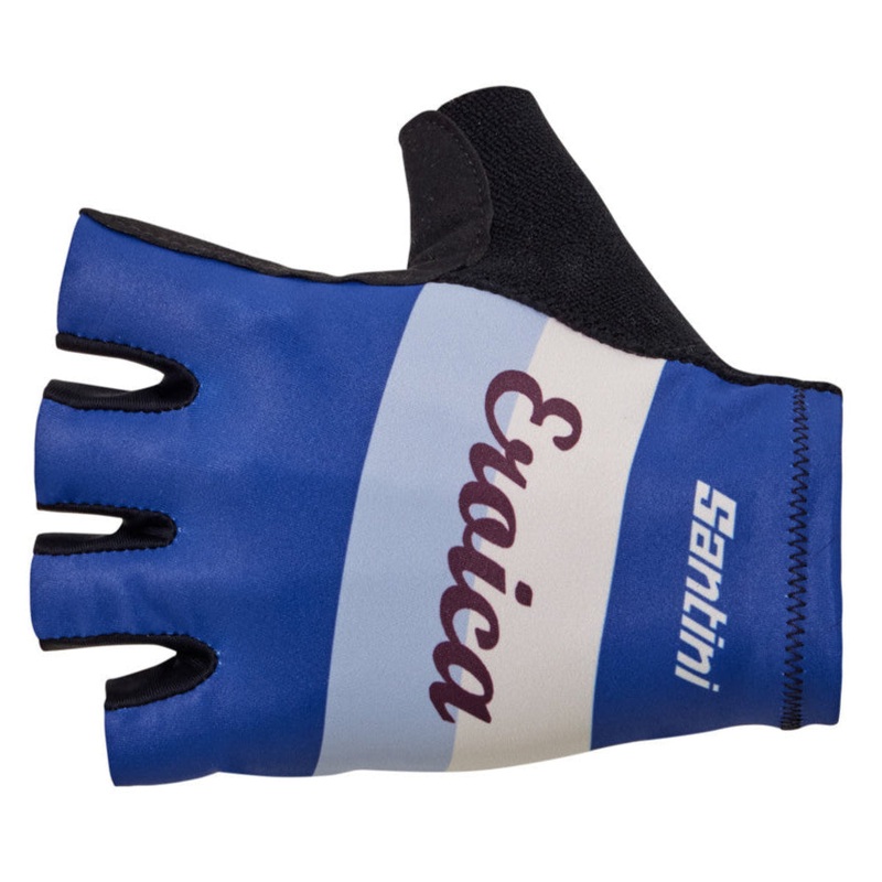 Santini Eroica Quiete gloves - Light blue