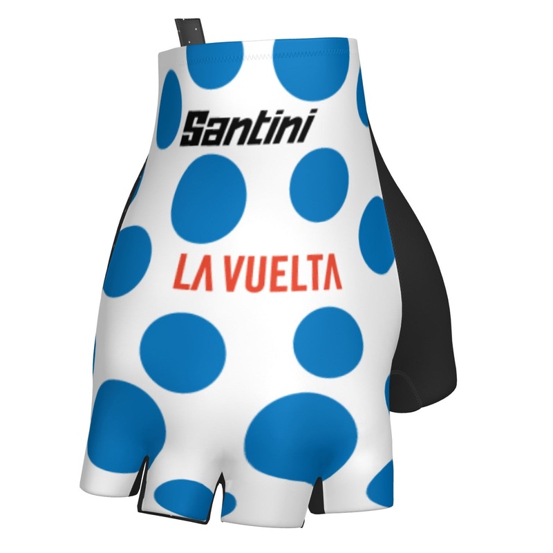 Santini Vuelta Espana 2025 gloves - Pois