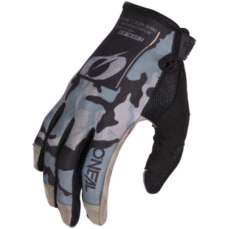 O'neal Mayhem Camo gloves - Black grey