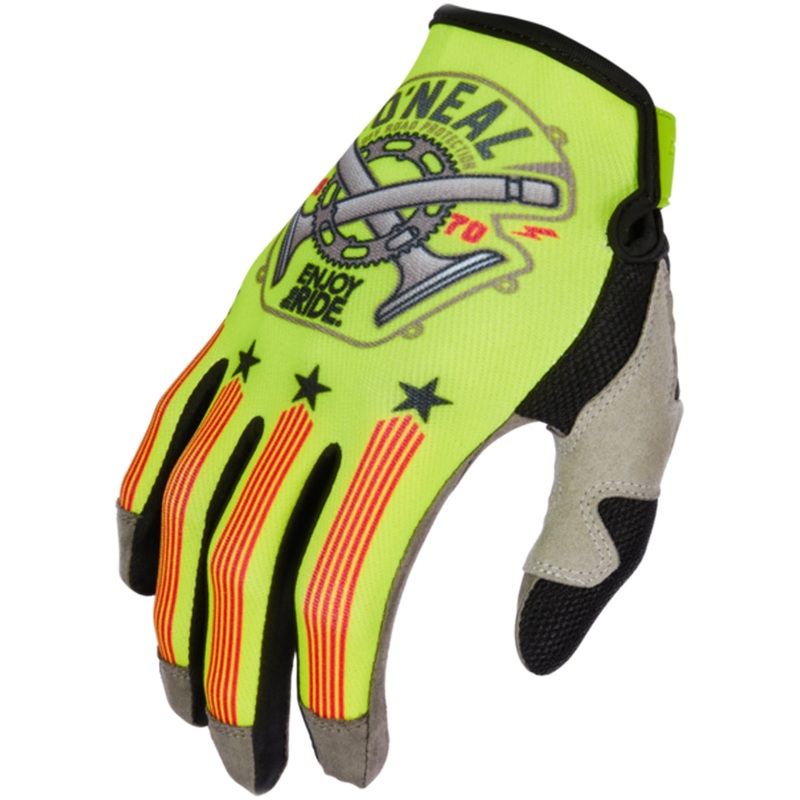 O'neal Mayhem Pistons gloves - Yellow