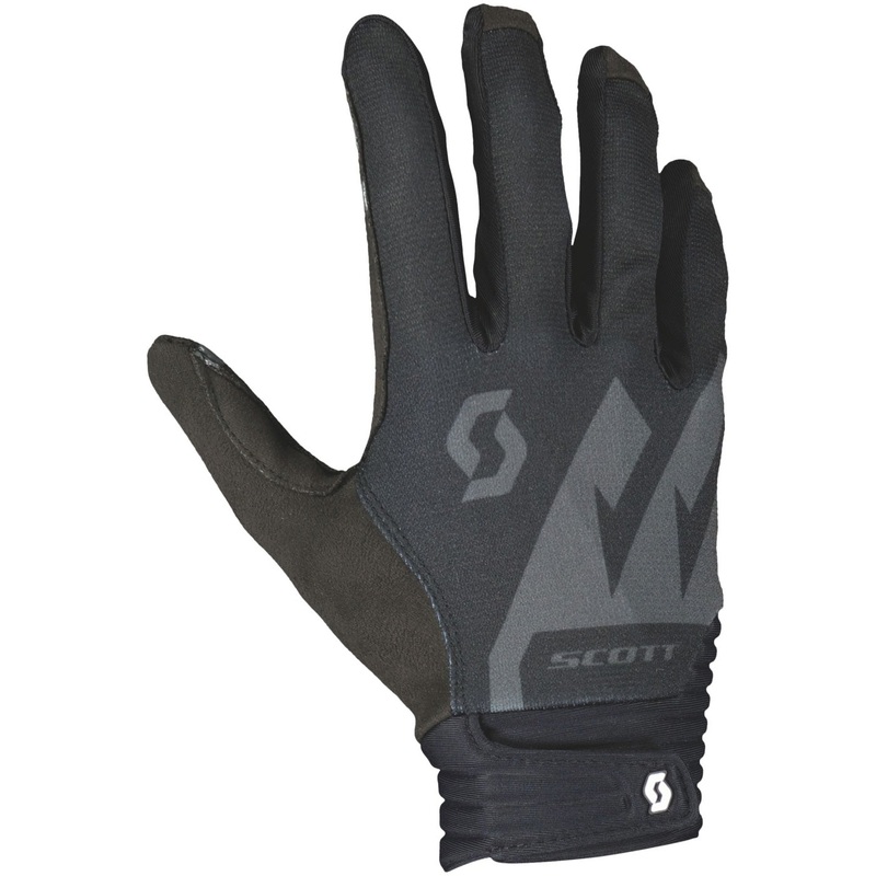 Scott DH Factory mtb gloves - Black gray