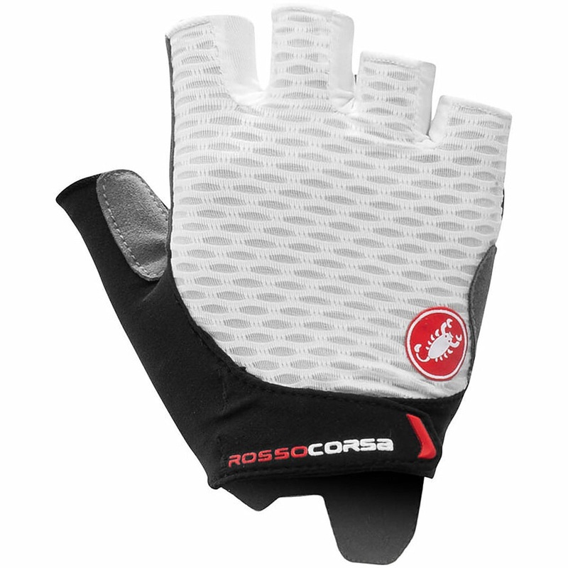 Castelli Rosso Corsa 2 woman gloves - White