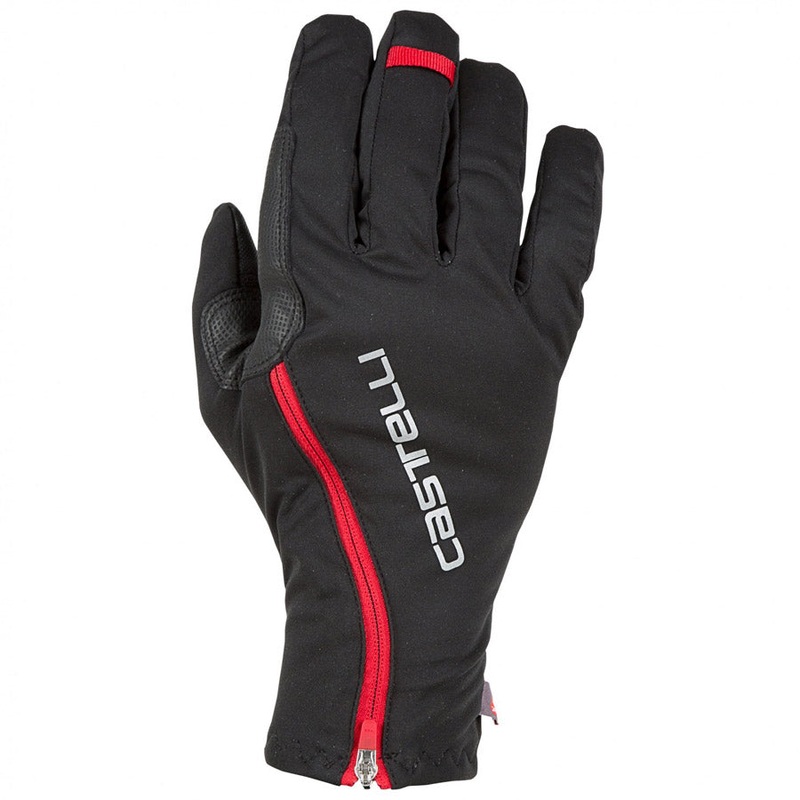 Castelli Spettacolo Ros Gloves - Black Red