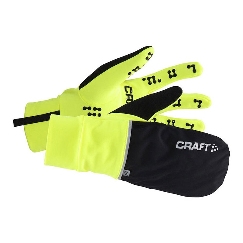 Craft Hybrid Weather Gloves - Yellow