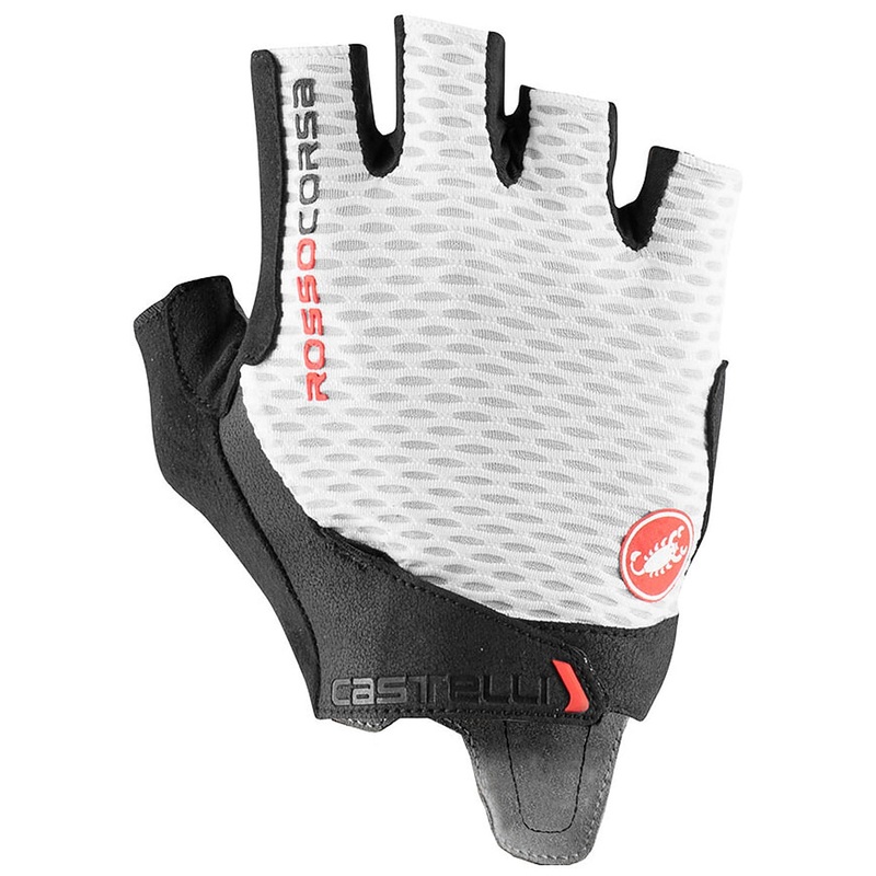 Castelli Rosso Corsa Pro V gloves - White