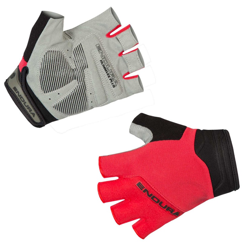 Endura Hummvee Plus Mitt kids gloves - Red