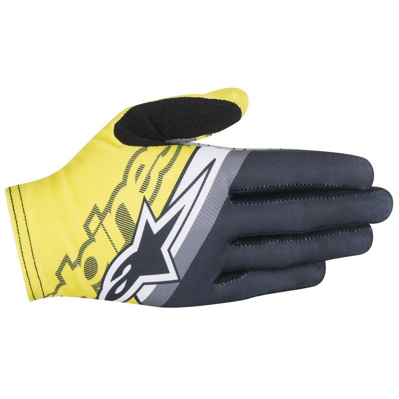 Alpinestar F-Lite Drop Glove - Black Yellow