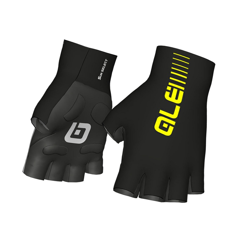 Ale Sunselect Crono glove - Black yellow
