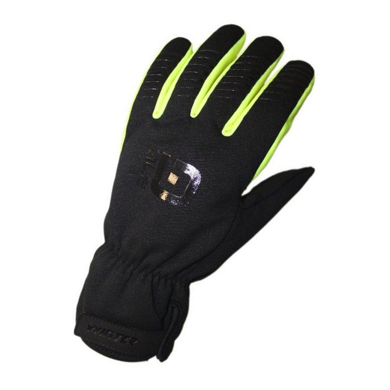Ale Winter glove - Black Yellow Fluo