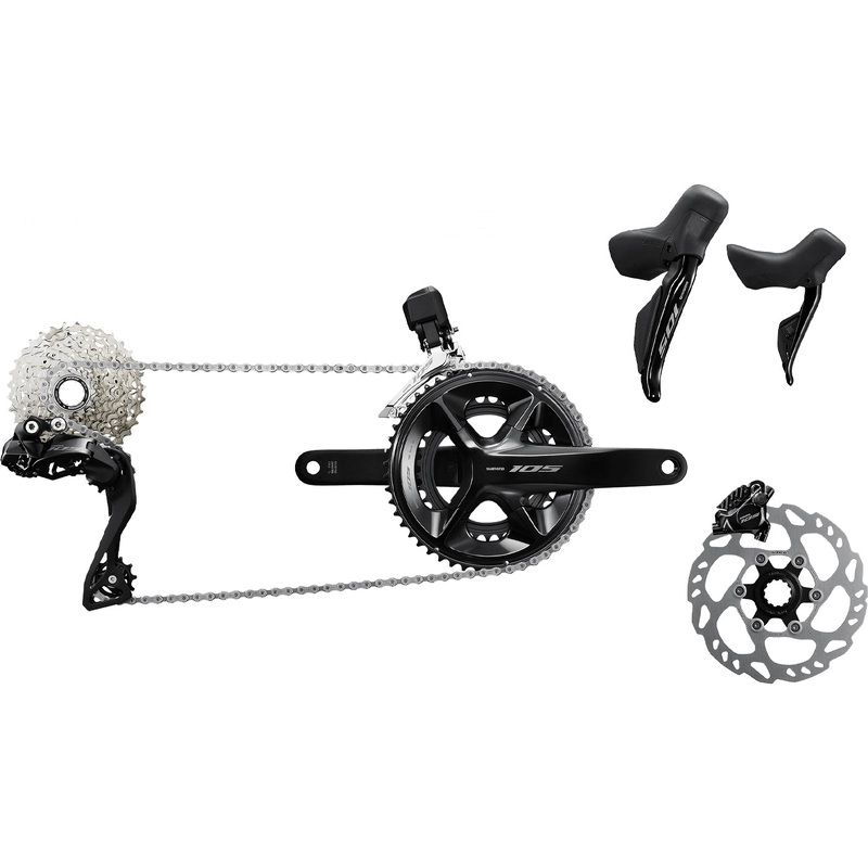 Shimano 105 Di2 R7100 12V 11/34T groupset - 50/34 D
