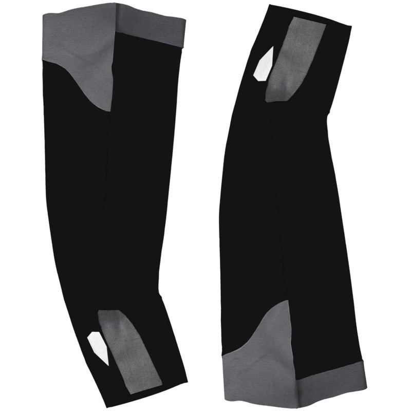 Q36.5 Hybrid knee warmers - Black