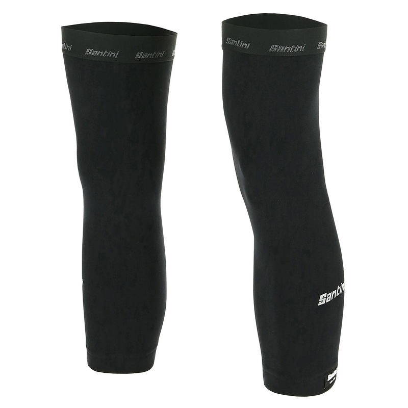 Santini Totum knee warmers - Black