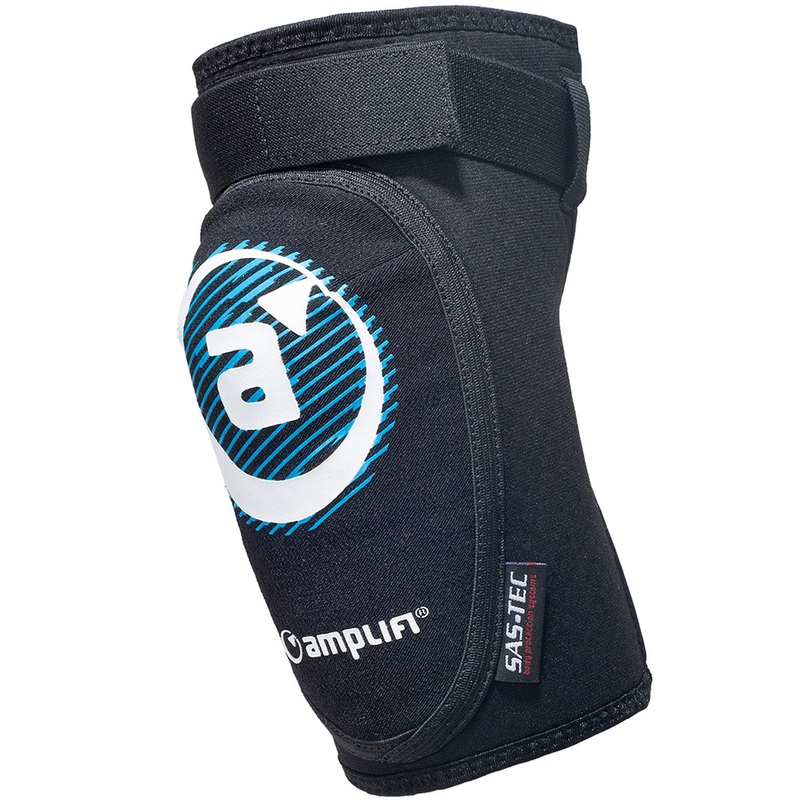 Amplifi Polymer kids knee guard - Black