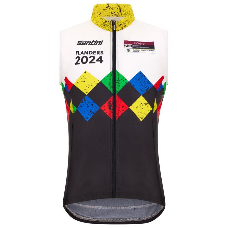 Santini UCI Gravel World Championship Flanders vest 2024