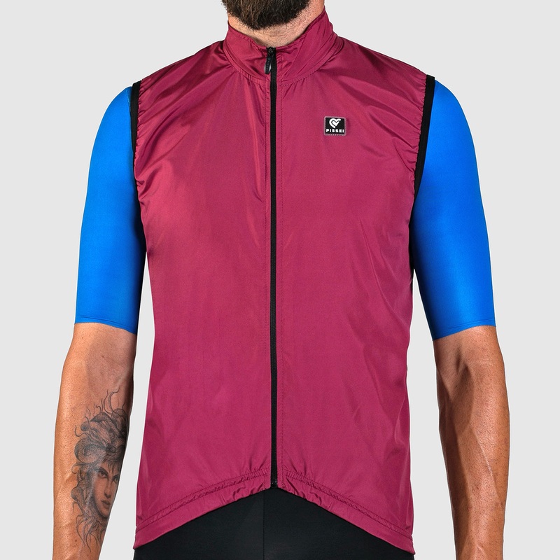 Pissei Sanremo vest - Bordeaux