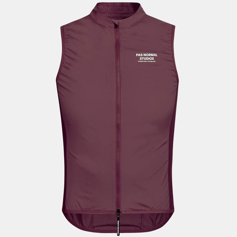 Pas Normal Studios Mechanism Stow Away Vest - Bordeaux