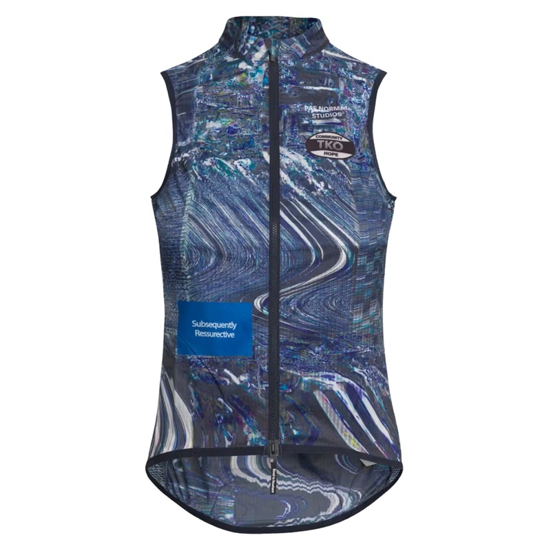 Pas Normal Studios T.K.O. Mechanism Stow Away women gilet - Blue