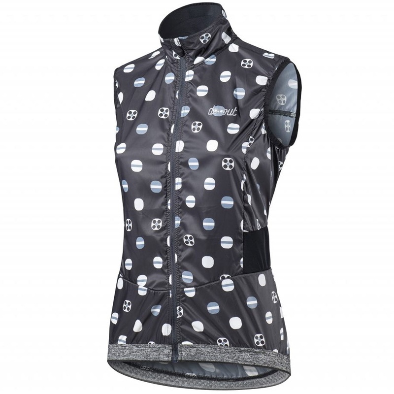 Dotout Tempo woman vest - Black white