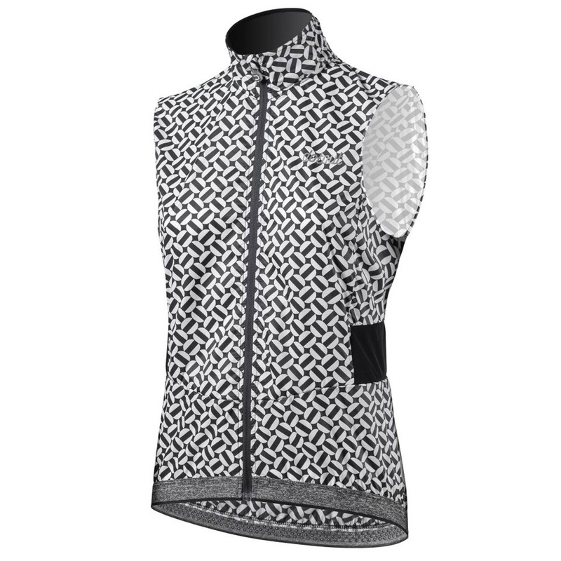 Dotout Tempo woman vest - White black