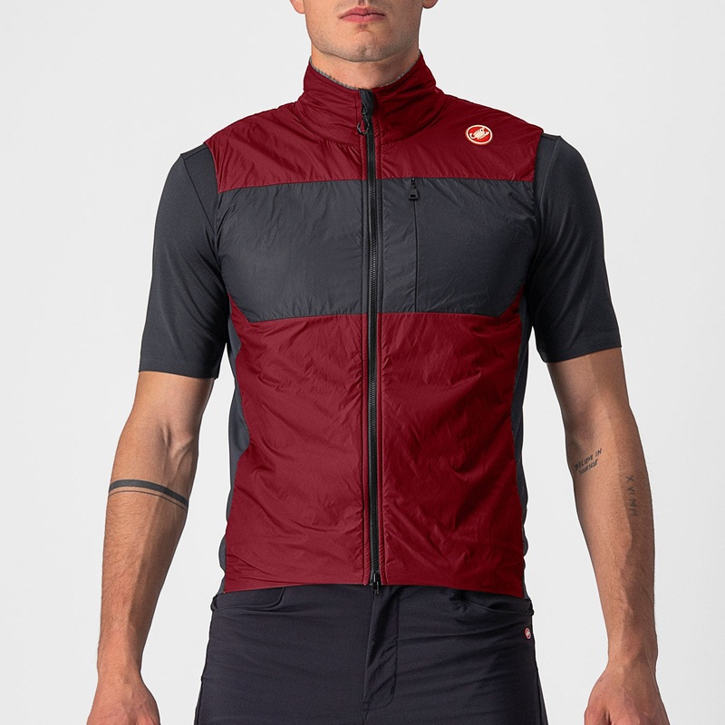 Castelli Unlimited Puffy vest - Bordeaux