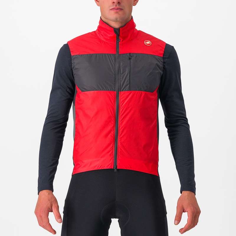 Castelli Unlimited Puffy vest - Red