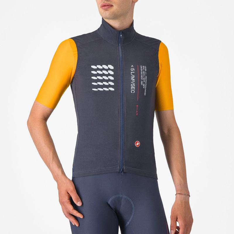 Castelli Espresso R-A/D vest - Blue