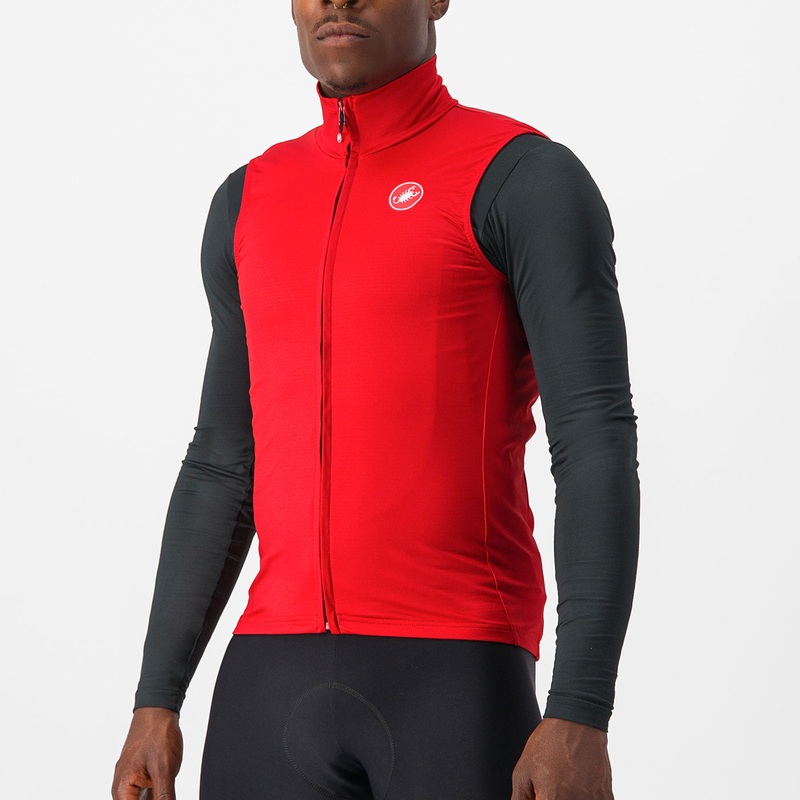 Castelli Pro Thermal Mid vest - Light red