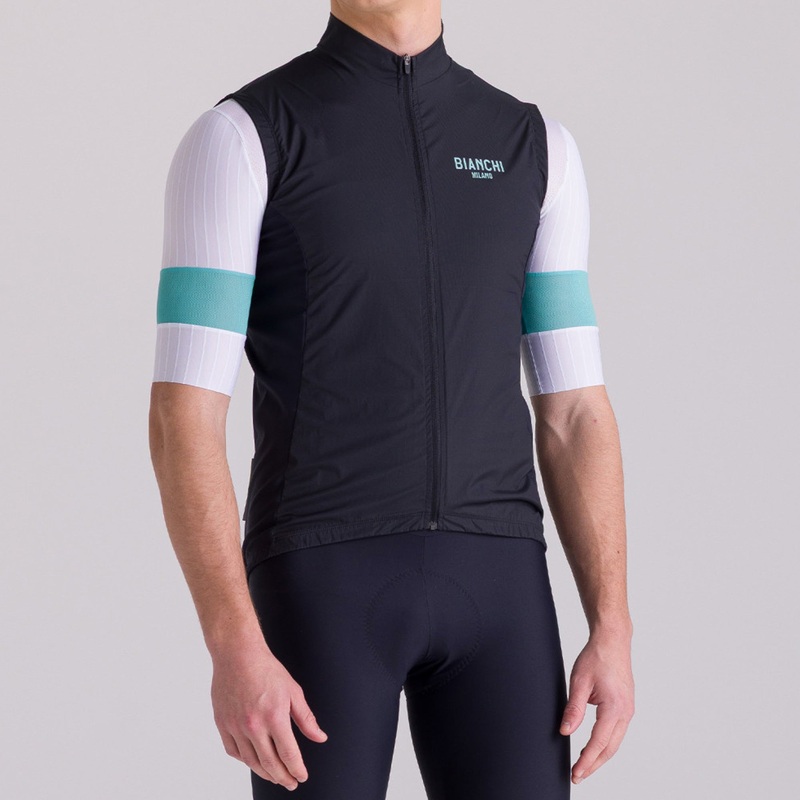 Bianchi Milano Windshell vest - Black
