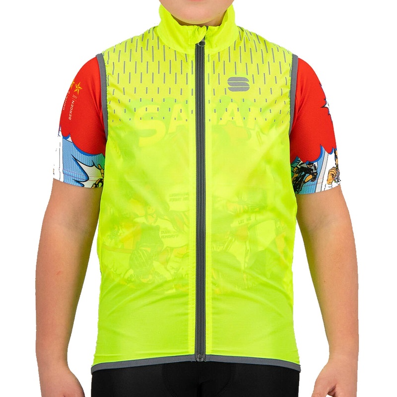 Sportful Reflex Kids Gilet - Yellow