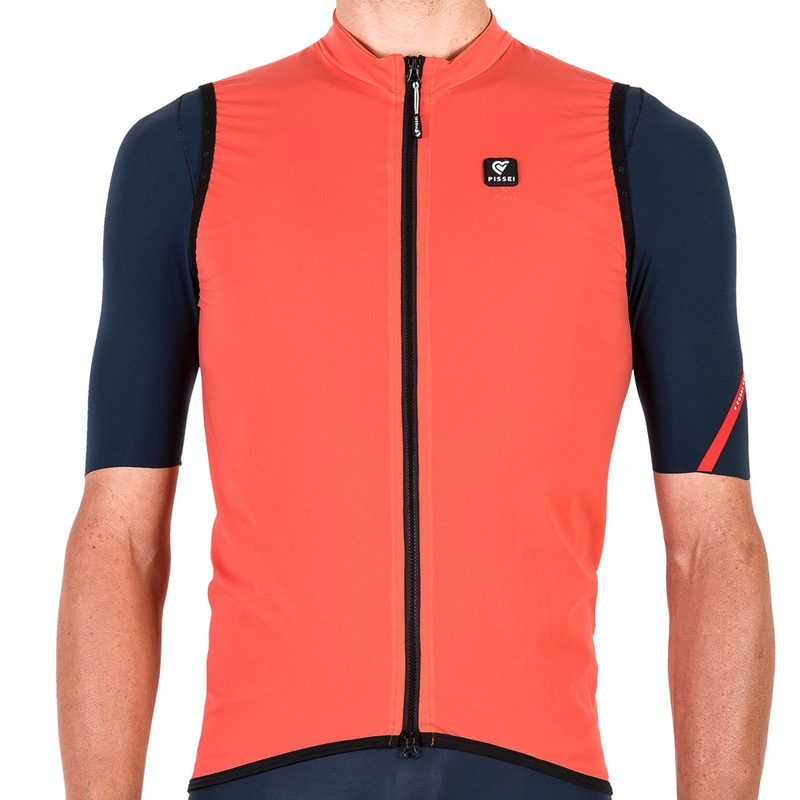 Pissei Prima Pelle wind vest - Orange