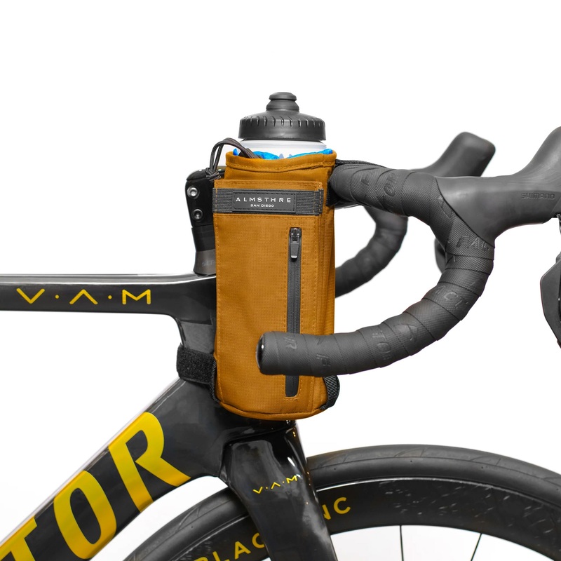 ALMSTHRE Stem Feed Handlebar Bag - Gold