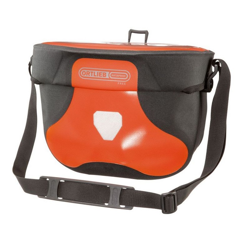 Ortlieb Ultimate Six Free 6.5L handlebar bag - Orange