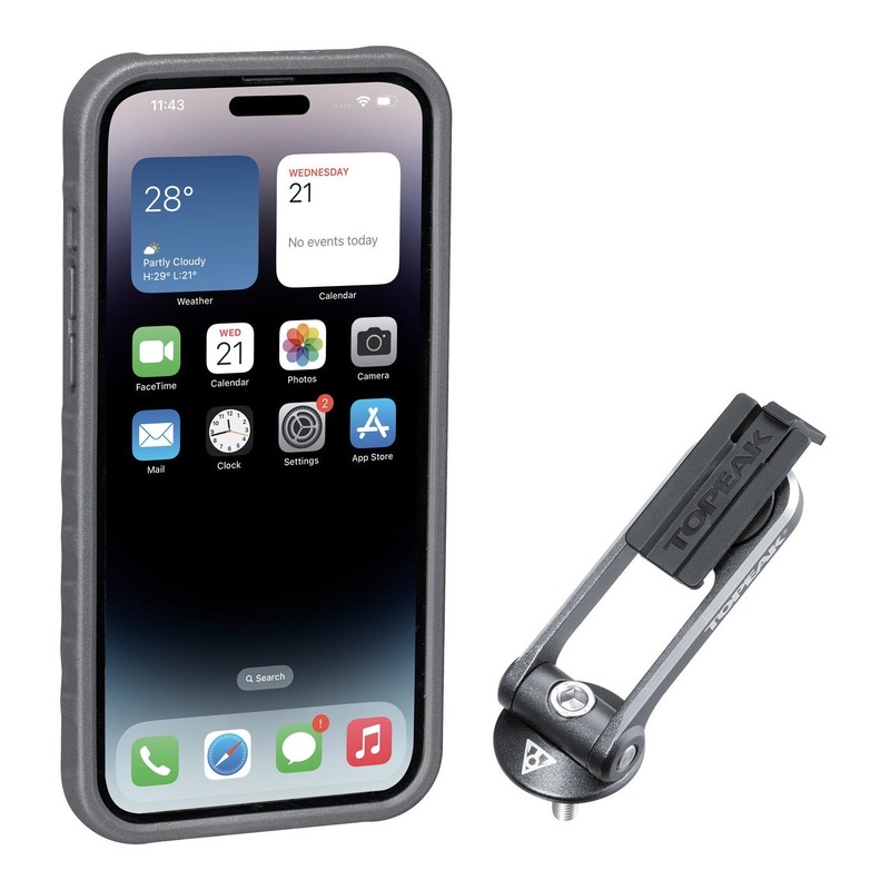 Topeak RideCase for iPhone 14 Pro Max black/gray with stand