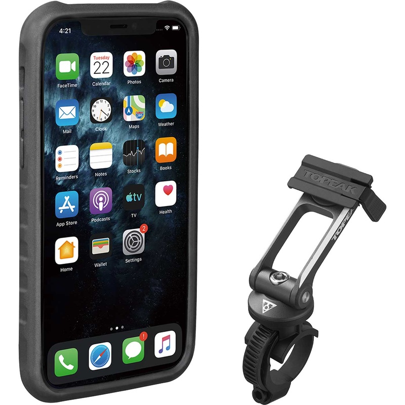 Topeak RideCase for iPhone 11 black/gray with stand