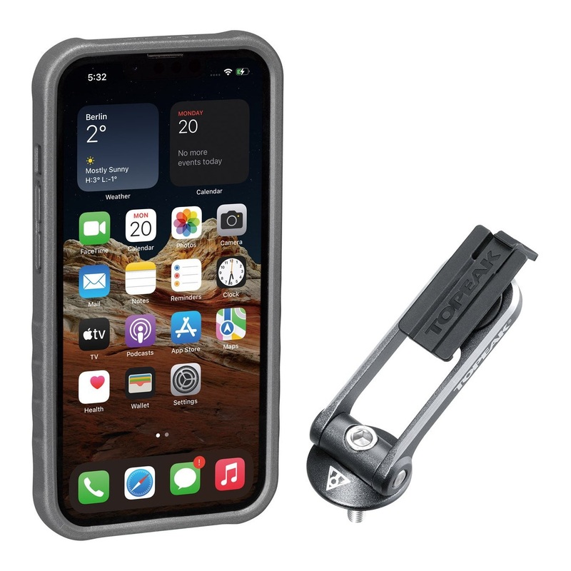 Topeak RideCase for iPhone 13 black/gray with stand